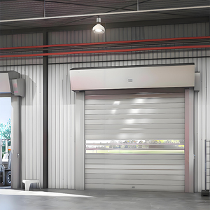 Finition enduite de poudre d'opération automatique électrique de porte de volet de rouleau de taille faite sur commande pour l'entrepôt de garage - Product Image 6