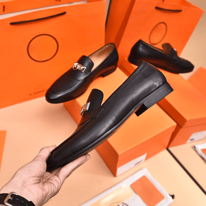 Full-grain Upper Cowhide Oxford Shoes Foamed Rubber/Latex Midsole Rubber Outsole & Fabric Lining All Seasons - Product Image 4