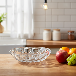 37.8cm Transparent Home Use Party Hotel Restaurant Coffee Shop High Quality Dessert fruit Crystal Glass Bowl - Product Image 4