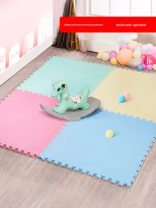 Tapis de sol en EVA modulable Macaron Naughty Castle pour aire de jeux, salle de danse, maternelle, pour ramper des enfants, anti-chute, usage commercial - Product Image 2