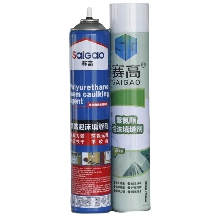 Sellador de espuma PU en aerosol impermeable fabricante de poliuretano servicio OEM