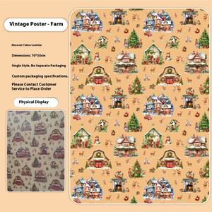 YZ New <strong>Christmas</strong> Wrapping Paper for Bags, Fit Box Packaging Gift, <strong>Book</strong> Box to Make Vintage Decorated <strong>Christmas</strong> Gifts - Product Image 3