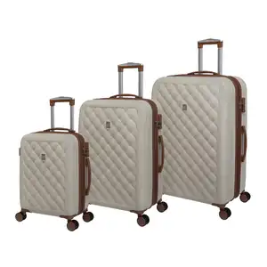 Scratch-Resistant Rhomboid Champagne Gold Travel Suitcase It Luggage Premium Quality At Competitive Prices Valise De Voyage