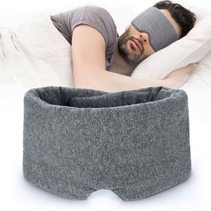 Masque de sommeil 100% coton avec sangle entièrement réglable pour hommes et femmes - Product Image 1