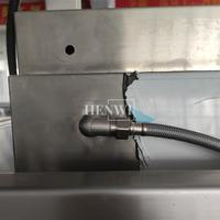 Henwi 6 Düsen Heißwasser zirkulation Konstante Temperatur Heizung Voll automatische Füll maschine Kunststoff flaschen füller