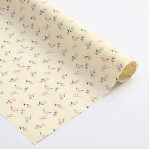 Papel de Seda con Diseño de Rosas Amarillas Cremosas Personalizable de 17g, 50cm*70cm, en Stock, Accesorios de Moda, Empaque para Flores - Product Image 1