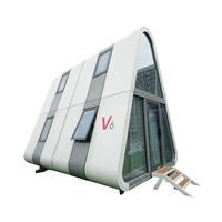 Maison en conteneur en acier respirante personnalisable Cabines Apple connectées Deux étages préfabriquées pour habitation Bureau Bâtiment Chambre