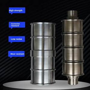 גלגלת רצועת מכונת משיכה עם 4 חריצים למעליות, גלגלת פלדה להובלה - Product Image 1