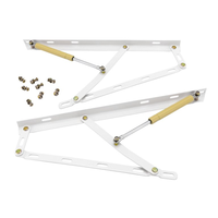 Kit de mécanisme de levage de lit de rangement robuste avec vérins à gaz, quincaillerie pour canapé-lit Murphy escamotable, pour meubles gain de place