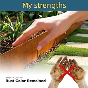 Cảnh quan cạnh 2 kim loại vườn cạnh cuộn linh hoạt cong khung thích hợp cho bãi cỏ, hoa giường cạnh, gỉ Màu sắc phong cảnh viền - Product Image 3