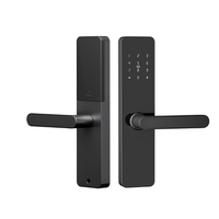 Cerradura Inteligente para Puerta con Huella Dactilar, Contraseña y Control Remoto por Aplicación, Cerradura Electrónica para Apartamentos