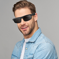 Lunettes de soleil intelligentes de sport avec assistant vocal Lunettes de matériel VR polarisées anti-bleu pour l'écoute de la musique