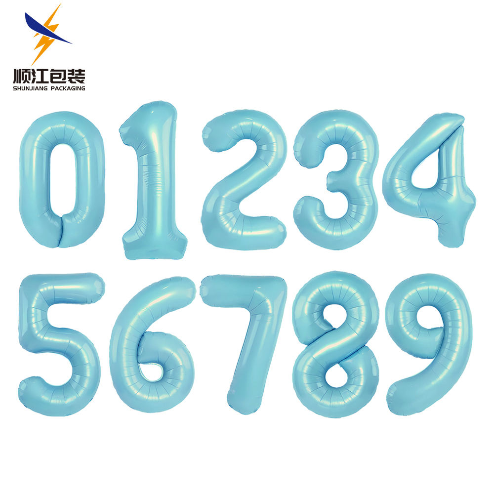 Wholesale 40 Inch Aluminum Foil Number Balloons Party Balloon Set with Number Balloons Best Party Accessories Supplier