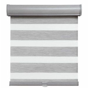 RunChen Dual Zebra Stores Tissu Horizontal Blackout Shades Taille personnalisée pour le contrôle de la lumière de la fenêtre de la maison pour la transparence et la confidentialité - Product Image 1