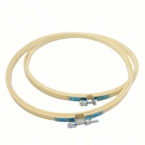 Aro de bambú natural para manualidades, ganchillo y bordado, ecológico, para punto de cruz, ideal para Navidad - Product Image 2