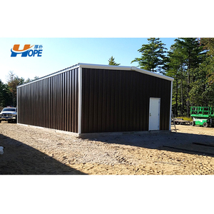 Kolay monte taşınabilir garaj barınak metal bahçe döken prefabrik metal araba garaj binaları kiti çelik direk ahır - Product Image 1