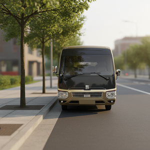 Suspension à ressorts à lames avec barre stabilisatrice latérale, système de freinage à disque avant et à tambour arrière, marchepieds à deux niveaux pour autocar - Product Image 1