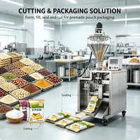 Machine d'emballage verticale automatique haute vitesse en acier inoxydable pour sachets préformés, pour le remplissage sous haute pression de matcha, café, cacao et fruits
