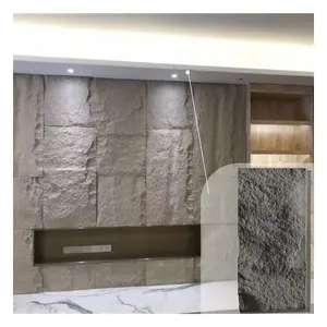 Flexible Stone Panel Faux Rock Stone Wall Panel Wall Sticker Wallpaper for Decorative Use Trendy Accents PU Stone