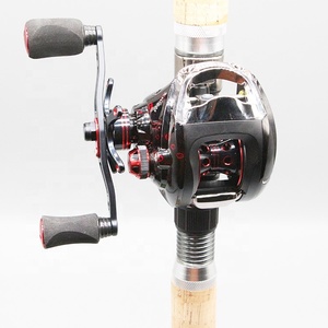 Carrete de Pesca Kw200 18+1Bb 305G, Metálico, Negro y Rojo, Carrete de Pesca de Lanzamiento con Señuelo, <span class=keywords><strong>Carretes</strong></span> de Pesca <span class=keywords><strong>Tica</strong></span> - Product Image 4