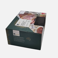 Boîtes en carton personnalisées en matériaux recyclés Kraft PET avec fenêtre transparente en PET, protection UV, pour l'emballage et l'expédition de nouilles