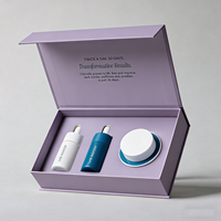 Boîtes d'emballage personnalisées de luxe pour cosmétiques, parfums, soins de la peau, sérums, matériaux recyclés, structure rigide, gaufrage, éponge