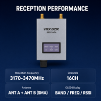 Module récepteur de transmission vidéo haute sensibilité BelinRC 3.3G VRX pour drone FPV, accessoires longue portée