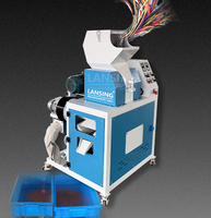 Granulateur de fil de cuivre industriel Mini LX-100, hacheurs de fil, machine de recyclage de câbles, machine à granulés de cuivre