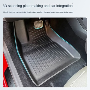 מבצע מחיר נמוך! שטיחי רצפה לרכב <span class=keywords><strong>TPE</strong></span> תלת מימדיים, עמידים למים ולכתמים, נגד החלקה, עבור טסלה דגם 3/Y - Product Image 5