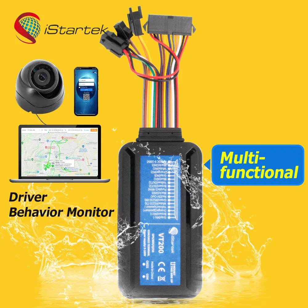 Программируемый топливный монитор в режиме реального времени, локатор автомобиля, отслеживающее устройство imei 3g 4g, автомобильный GPS-трекер с камерами