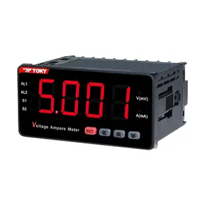 Factory Direct Sales 48*96mm Intelligent AC DC Panel Meter 4 Digits Digital Display Voltmeter Ammeter