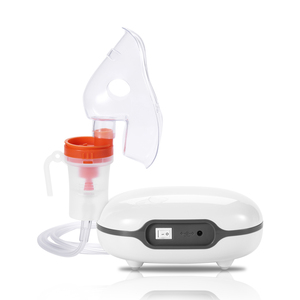 Fitconn Round Shape Medical Grade Mini Mist <strong>Machine</strong> Kids Adults Cough Asthma Inhaler DC Compressor <strong>Nebulizer</strong> With <strong>Mask</strong> - Product Image 1