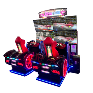 Console de jeu d'arcade de course automobile Speedy 220V, divertissement dynamique à monnayeur - Product Image 1