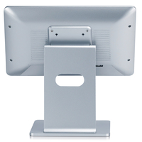 Approvisionnement direct usine – Systèmes de point de vente Android ultra-minces en aluminium argenté de 15,6 pouces avec support de bureau – OEM/ODM personnalisé