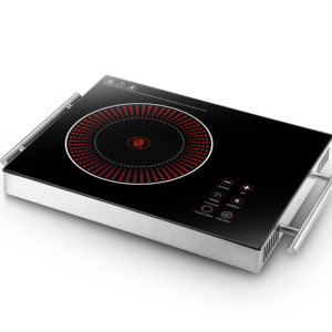 Cuisinière à induction portable à commande tactile 2200W, plaques chauffantes en céramique infrarouges avec poignée, appareil de cuisine, cuisinière à induction domestique - Product Image 1