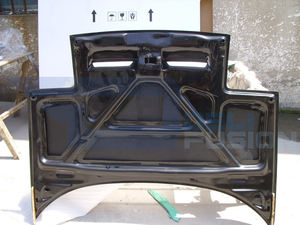 Piezas de coche MR2 HOOD para Toyota MR2 SW20, capó ventilado de fibra de carbono estilo Border. - Product Image 5