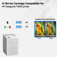 Kartrid Tinta Kompatibel IBEST HP 764 untuk Printer HP DesignJet T3500 Cartucho De Tinta