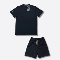 Ensemble 2 pièces d'été pour homme de qualité supérieure : short léger et t-shirt avec pantalon de jogging – Idéal pour l'entraînement et la course à pied