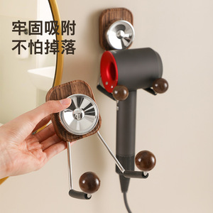 เฮมู ที่วางไดร์เป่าผมแบบติดผนัง สีดำด้าน ที่วางของในห้องน้ำแบบติดผนัง - Product Image 3