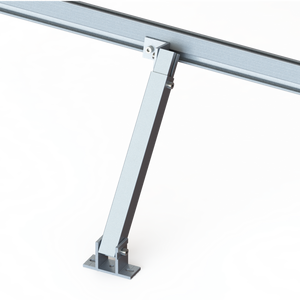 Vente en gros en usine Système de montage solaire moderne et personnalisable pour toit plat en aluminium de haute qualité avec support de pied arrière réglable - Product Image 3