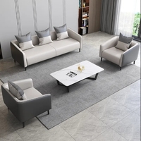 Canapé de bureau moderne, léger et de luxe, design simple pour hôtel, appartement ou location, ensemble complet pour petits espaces