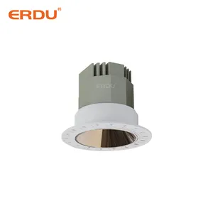 ERDU Wall Washer Recessed Downlight PF 0.5 Ra 90 5w Trimless Led Downlight Spotlight