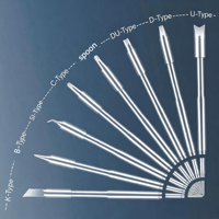 Puntas de Soldadura de Punta Fina USB Tipo Serie Vaster 500, Puntas de Precisión Ultrafinas para Reparación de PCB de Teléfonos Móviles