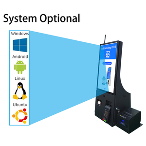 Kiosques de paiement de commande d'individu de magasin de détail avec l'<span class=keywords><strong>imprimante</strong></span> de 80 mm kiosque de table de scanner de QR - Product Image 4