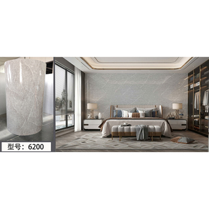 Autocollant mural Omoora <span class=keywords><strong>2</strong></span>,5 mm anti-rayures à imprimé marbre avec accents dorés pour <span class=keywords><strong>la</strong></span> décoration du salon et du hall - Product Image 3