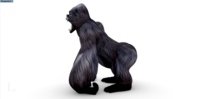 Ballon publicitaire gonflable personnalisé Gorille King Kong pour la décoration d'événements en plein air, animal gonflable géant promotionnel