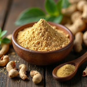 Poudre d'ashwagandha de qualité supérieure, superaliment naturel, adaptogène, stimulant énergétique, réduction de la poudre de racine d'ashwagandha pour l'exportateur indien - Product Image 1
