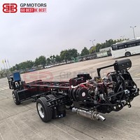 Chasis de autobús de motor trasero de alta calidad para autobús urbano y autocar, marco de acero robusto con tren motriz confiable