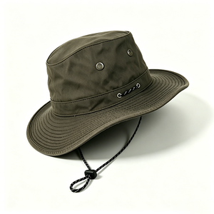 Chapeau Bob Safari Unisexe à Large Bord en Toile Imprimée, Imperméable, Protection Anti-UV, pour Activités de Plein Air, Décontracté, Sport, Pêche, avec Sangle de Menton Réglable - Product Image 4