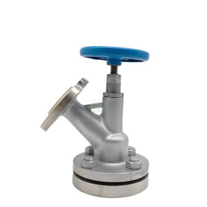 Válvula de descarga inferior manual con brida angular DN25 de 1 1/2 pulgadas para tanque reactor - Product Image 2